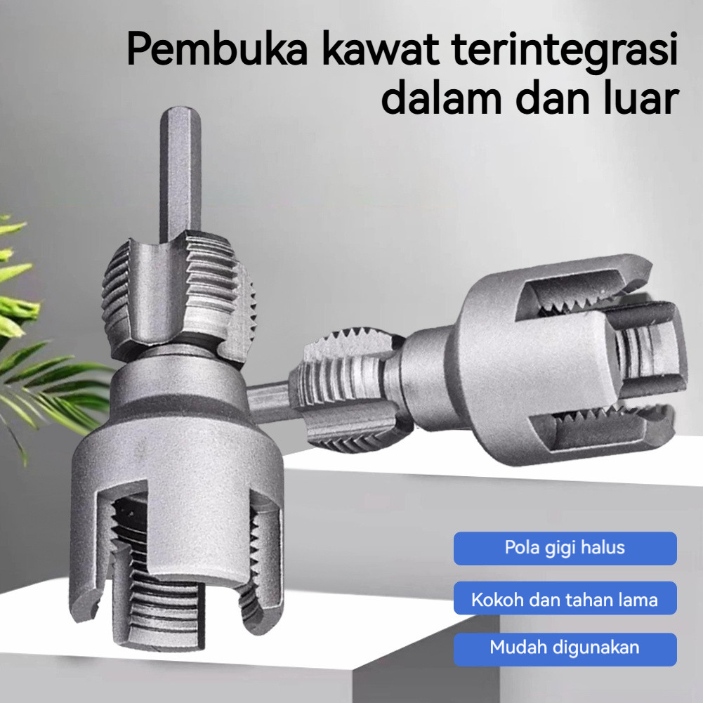 COD Alat Senai Pipa 4/6 /Alat Pembuka Drat Pipa Pvc /Alat Pembuat Cetakan Ulir Pipa Pvc