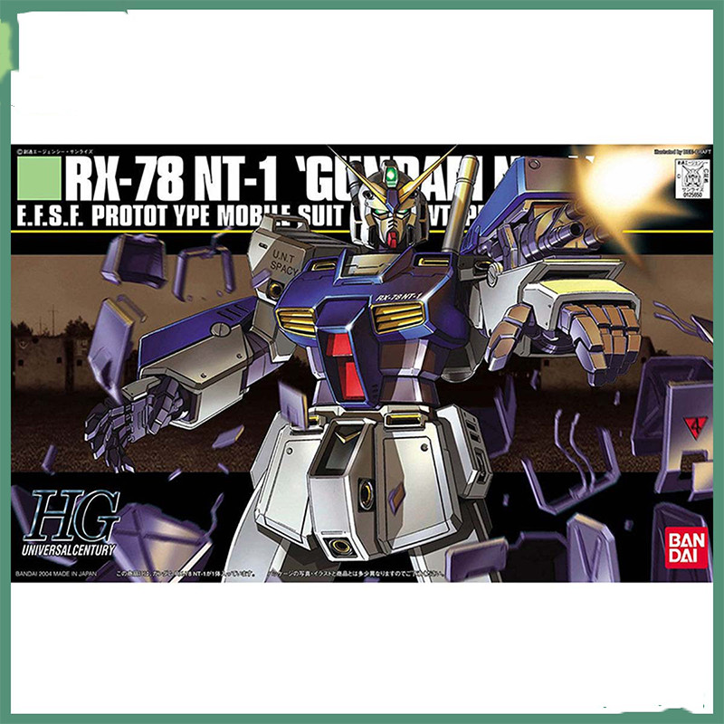 Banda HG /144 HG-RX-78NT-1 Gundam NT-1 Original set of mobile anime characters mobile warrior toy do