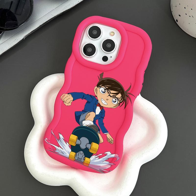 Casing Hp For IQOO Case Z6 5G U1x Anime Conan Silicon Anticrack Handphone
