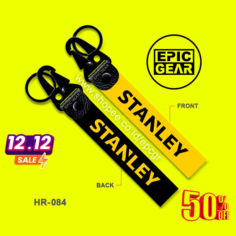 HIGH QUALITY GANTUNGAN KUNCI LOGO STANLEY KEYCHAIN SEPEDA MOTOR MOBIL POWERTOOLS PREMIUM KEY CHAIN M