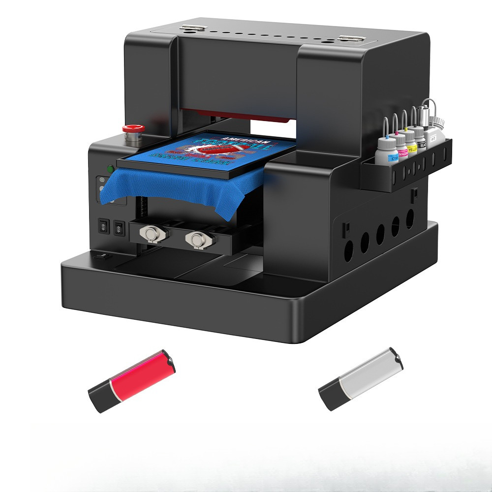 A4 DTG Printer For Epson L805 DTG Flatbed Prinyter rectly to Garment t shirt Printing Machine For Te