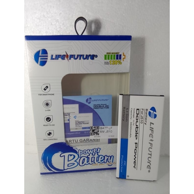 (COD) BATRE LF SAMSUNG J510 / J5 2016 DOUBLE POWER