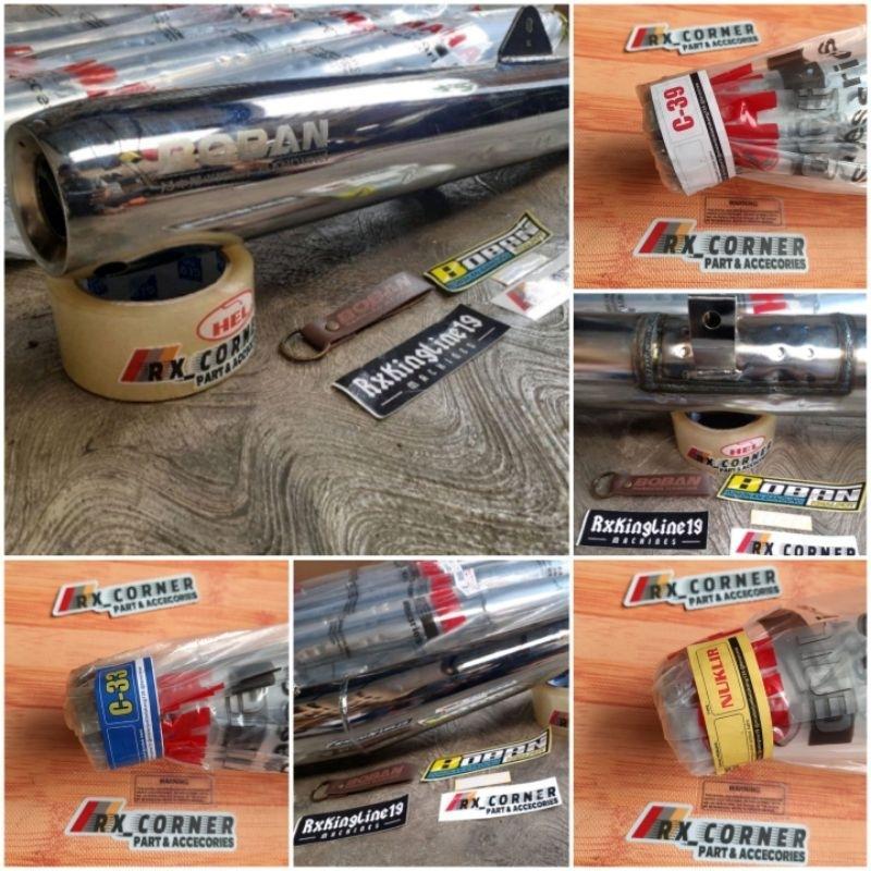 COD Knalpot Boban C33 / Boban C39 / Boban Nuklir RX KING SERIES ORIGINAL