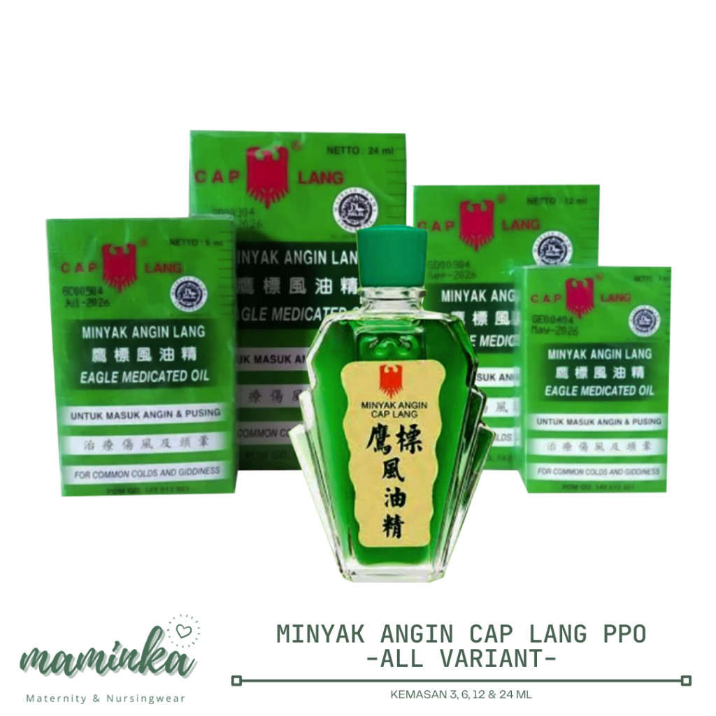 Minyak Angin Cap LANG PPO Semua Ukuran 24 ml