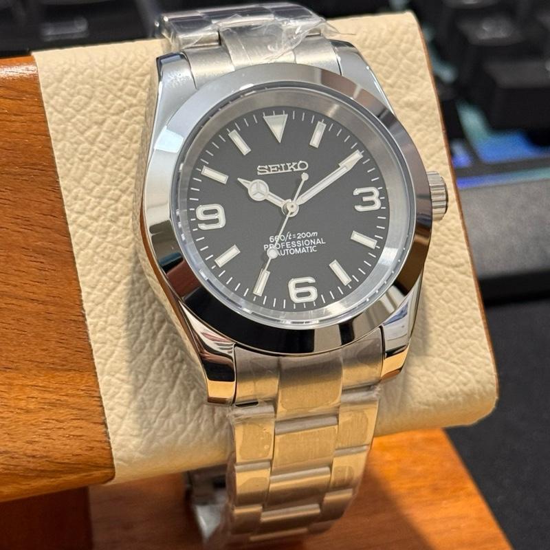 Seiko Explorer Black NH35 Automatic Pria