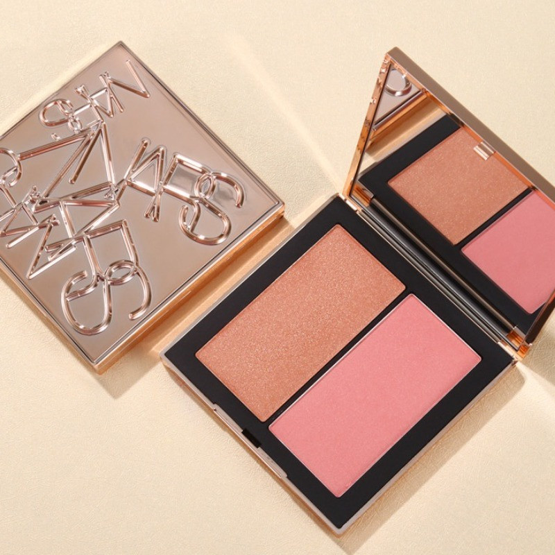 Nars Gold Embossed Two-Tone Blush Palette All Skin Types 19g