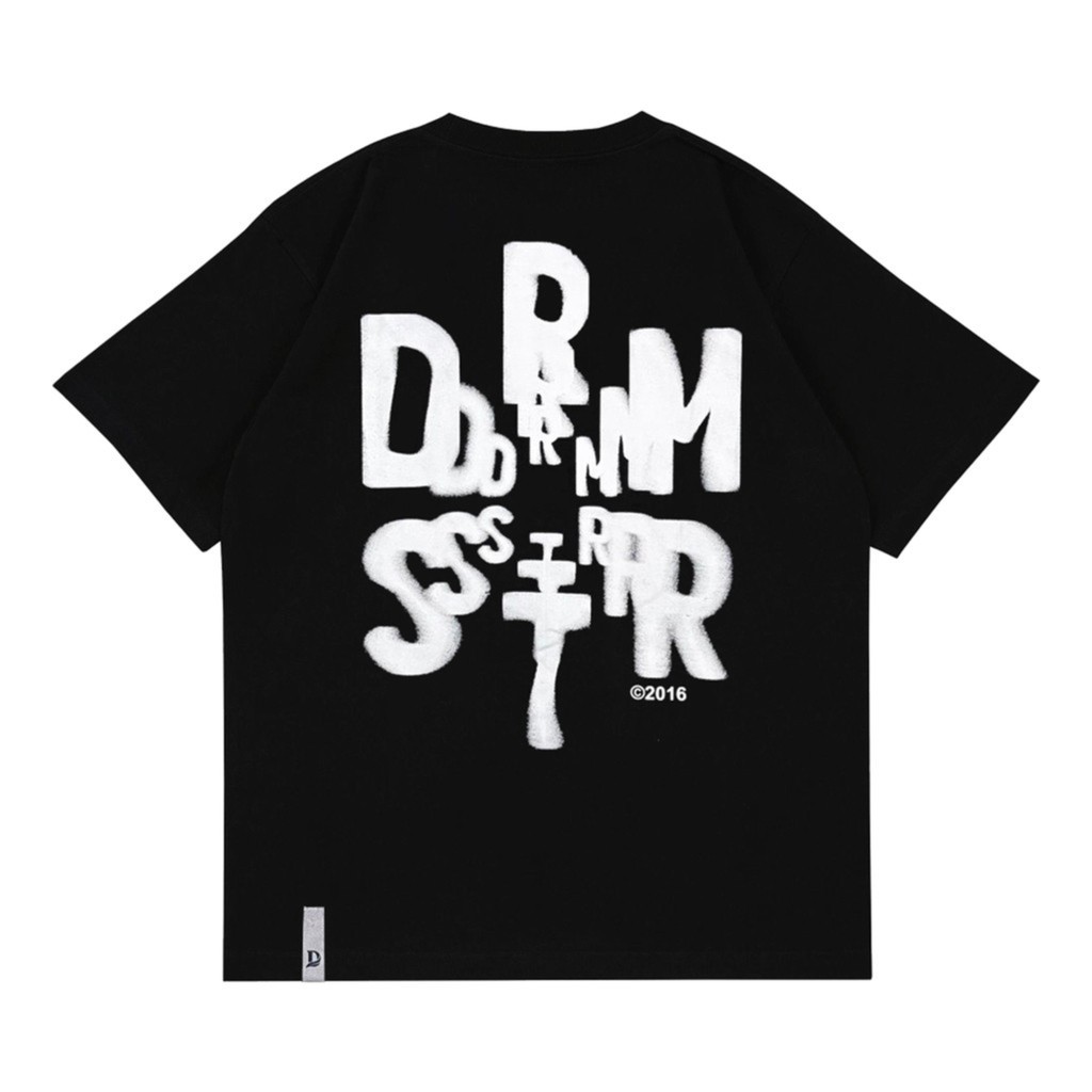 DREAM STORY - T-Shirt Oversized Stigma Hitam Kaos Cotton Combed Heavyweight 20s Lembut Halus Comfy
