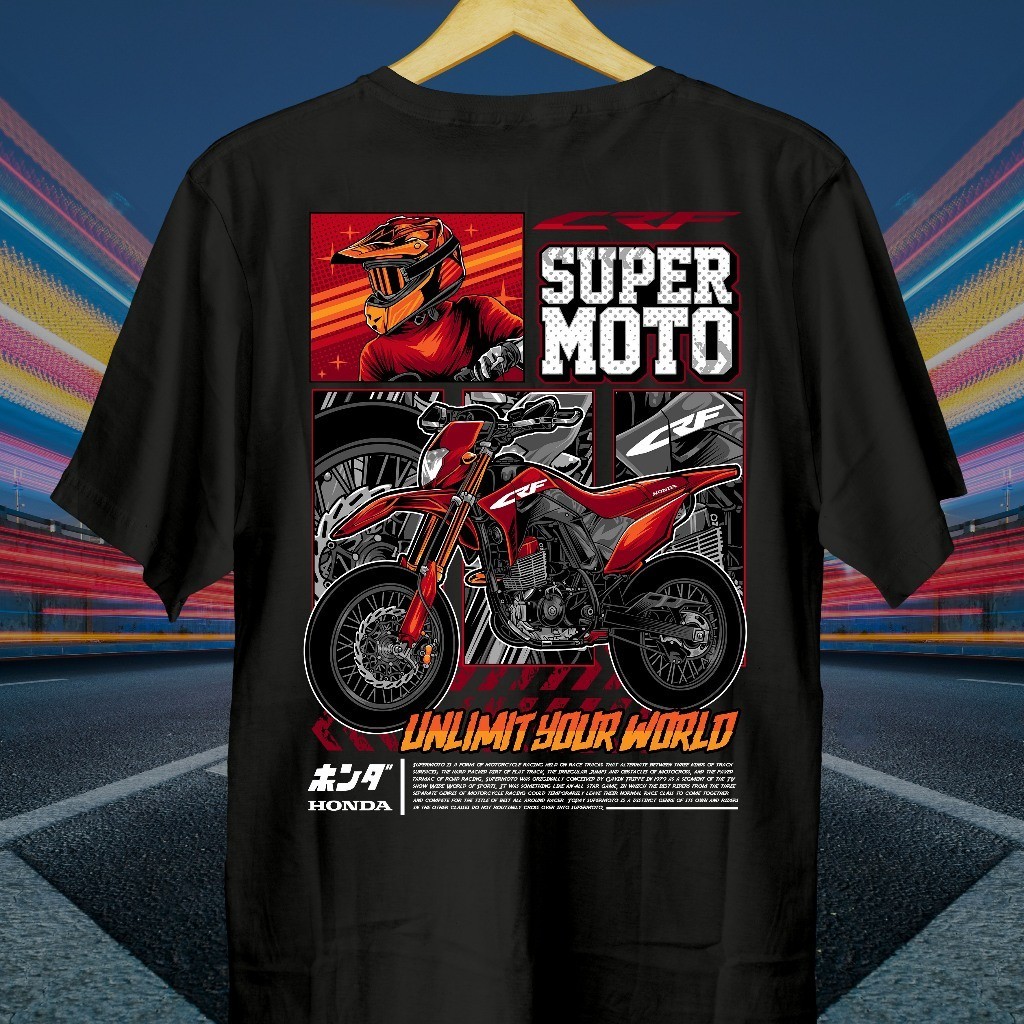 DAKWAH STAR Kaos Motor CRF 150L // Kaos CRF // Baju CRF // CRF