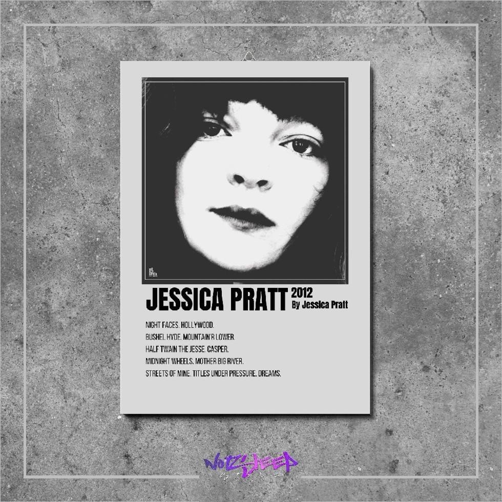 Cover Album band Jessica Pratt  Jessica Pratt  musik  Pajangan  MDF 6mm