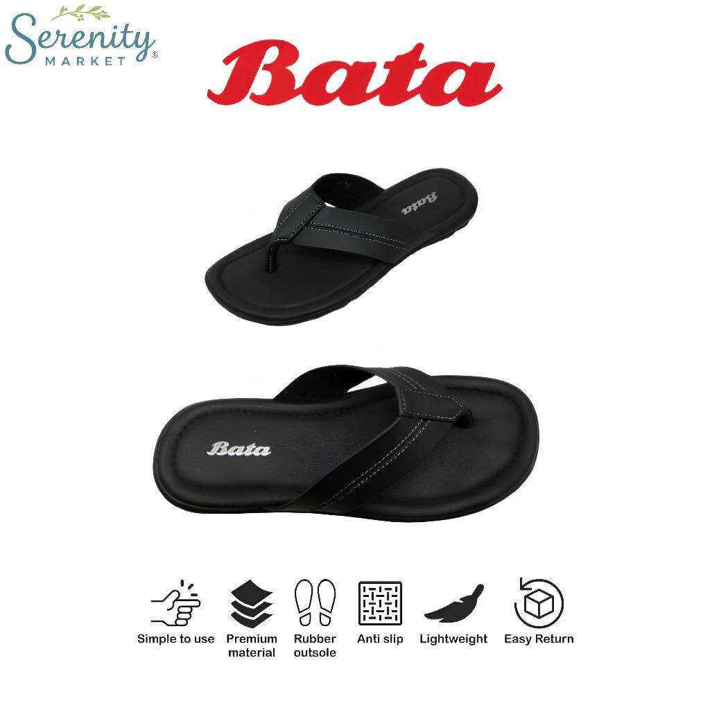 Sandal Jepit Pria Sandal Bata Kulit Sintetis Jepit  Kulit asli Pria Original Model Terbaru