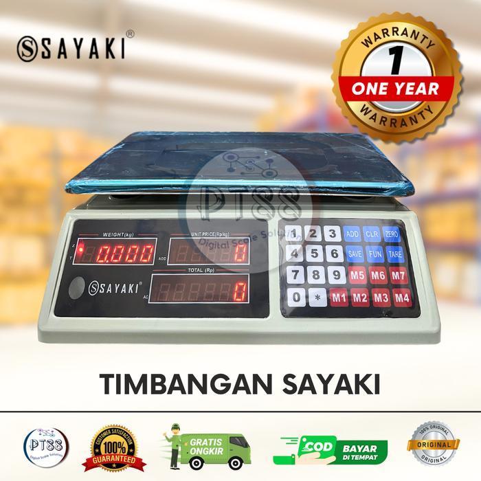 timbangan buah digital 40 kg / timbangan sayur/sembako/laundry 40kg  Pasti Ori 