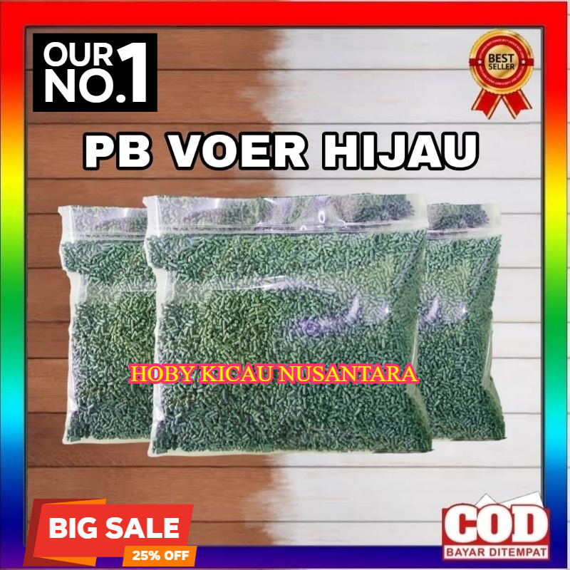 Voer Seaweed Plus Metabolis Pur Kasar Rumput Laut Hijau Pakan Makanan Burung Murai Batu Trucuk Kacer