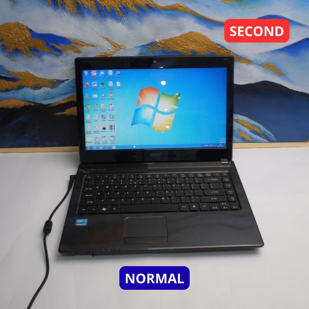ACER ASPIRE 4752 i3 2330M 2 GB (14") - LAPTOP SECOND ORIGINAL SINAR MUTIARA CELL