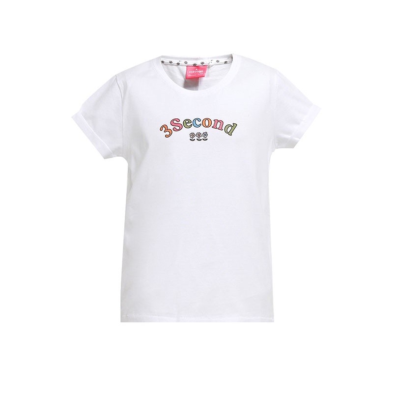 3Second Kids Original Kaos Grapis Logo Lengan Pendek 100% Cotton Combed 30s Katun Tshirt Graphic Tee