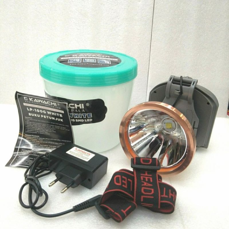 senter kepala super terang 100 watt lp-100 watt kawachi