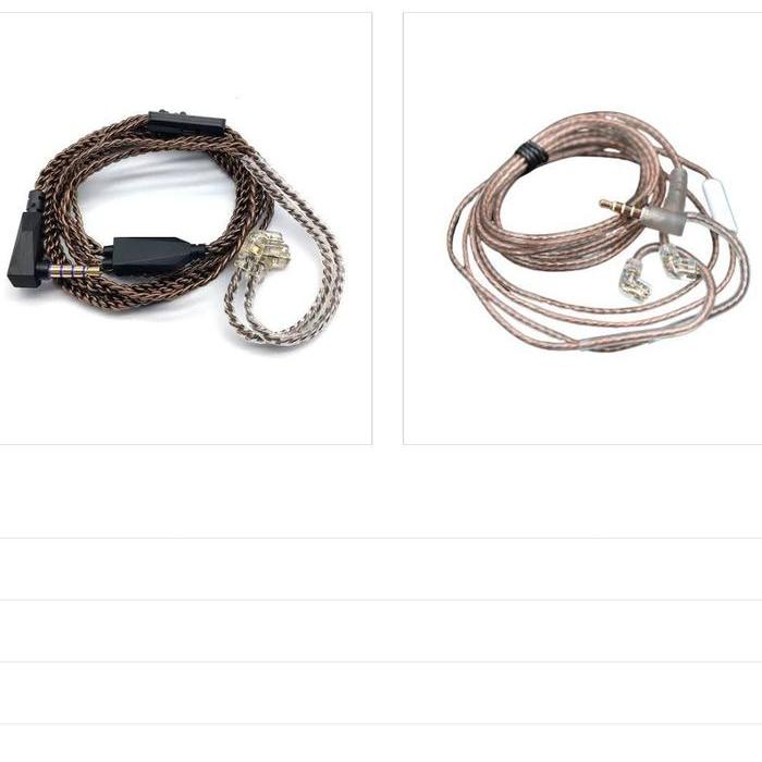 Kabel KZ Cable WITH MIC Dark Copper KZ ZSN Pro X KZ EDX PRO KZ ZST X - Pin A mic Dark, + Kombo Case