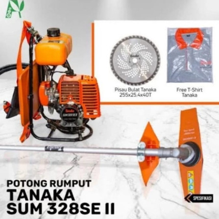 MURAHH MESIN POTONG RUMPUT TANAKA 328 SE II TANAKA  BRUSH CUTTER TANAKA 328 MADE IN JAPAN FULLSET SI