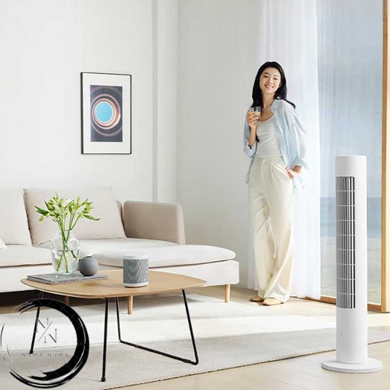 Xiaomi Mijia Kipas Angin Lantai Tower Fan Adjustable Smart App - BPTS02DM