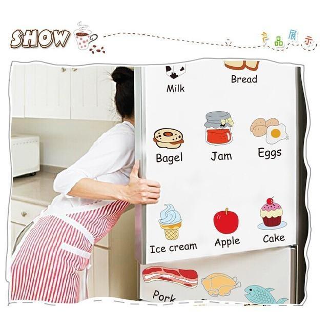 METH wallsticker/wall stiker transparan 50x70-AM7090-MY BREAKFAST - STIKER DINDING