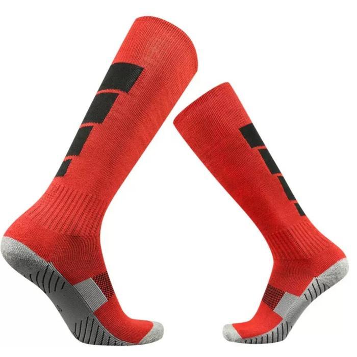 Kaos Kaki Bola Futsal KK26 Panjang Lutut Tebal Katun - Putih