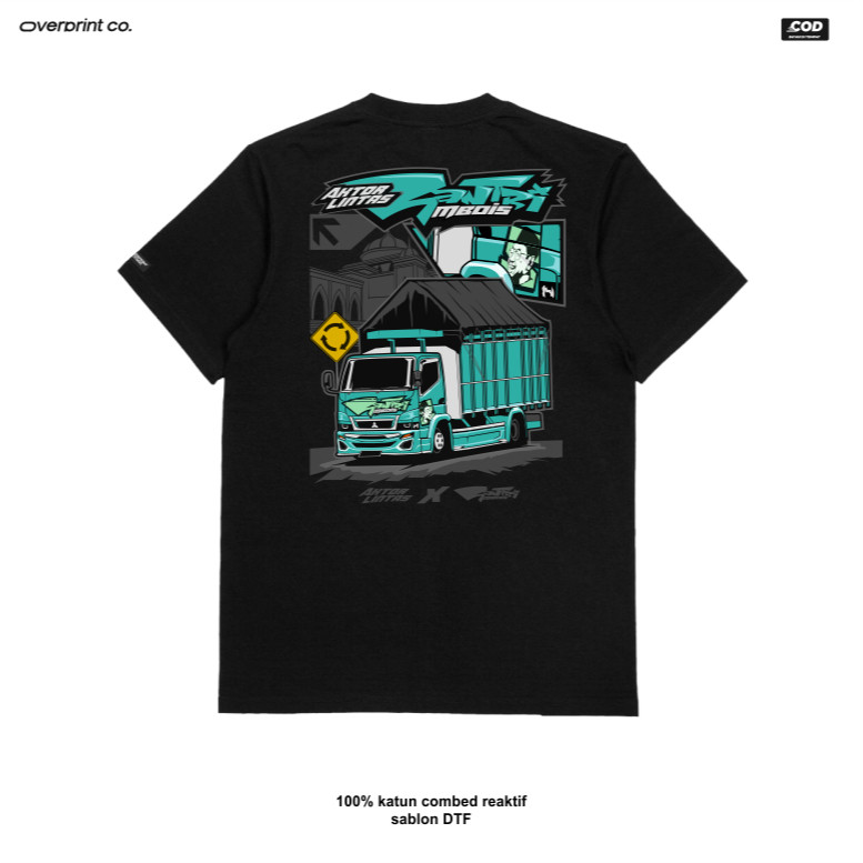 KAOS TRUK AKTOR LINTAS SANTRI MBOIS | KAOS TRUK TERBARU, BAHAN KATUN COMBED