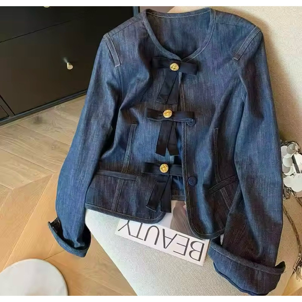 ANNORA - JAKET KOREA - JAKET WANITA JEANS