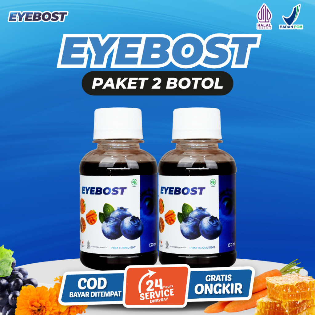 PROMO MADU EYEBOST - Eyebost Vitamin Mata Original Paket 1 Botol