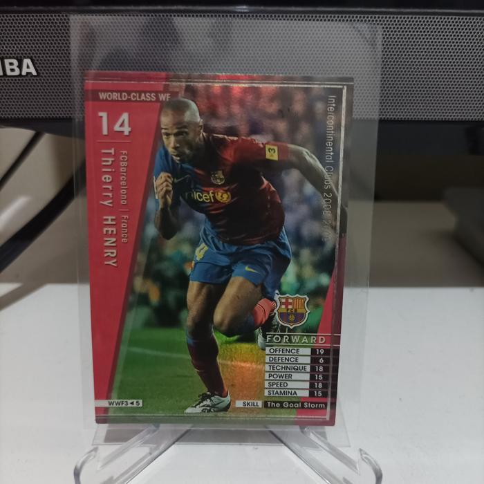 Kartu Bola Panini WCCF Thierry Henry Barcelona | FOIL SUPER RARE TaO 