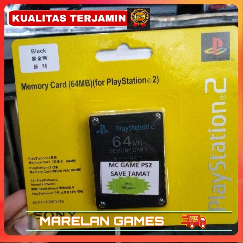 memory card ps2 save tamat 64 mb full game