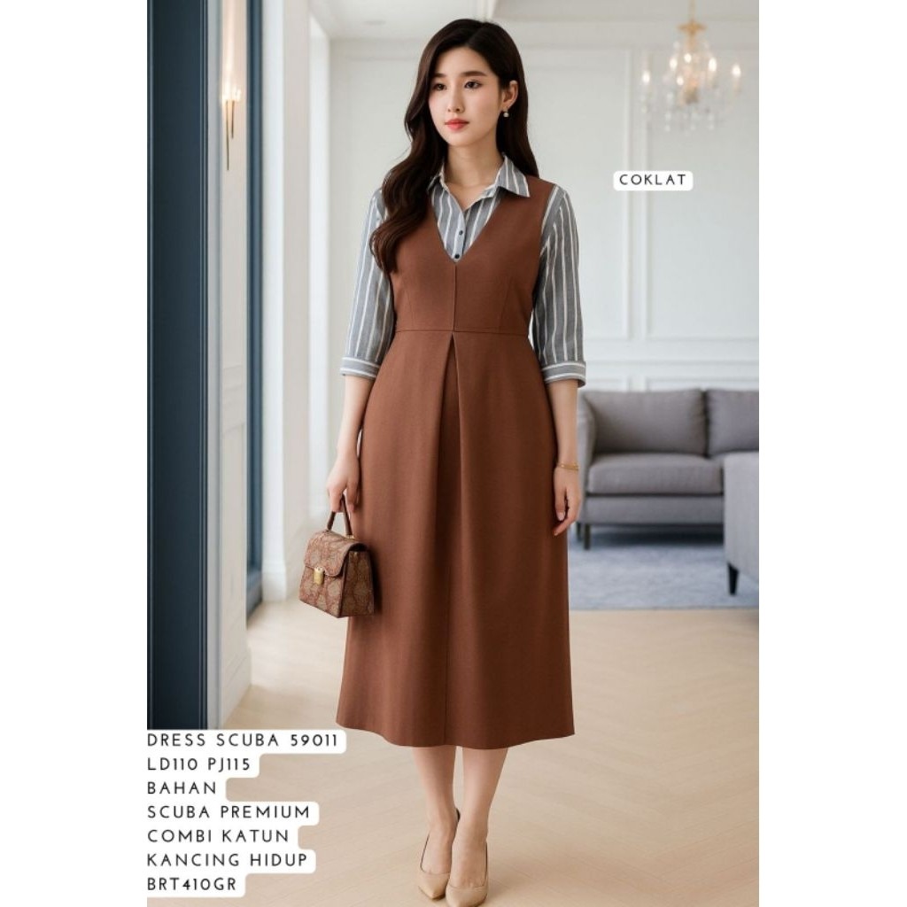 59011 DRESS SCUBA LD 110CM