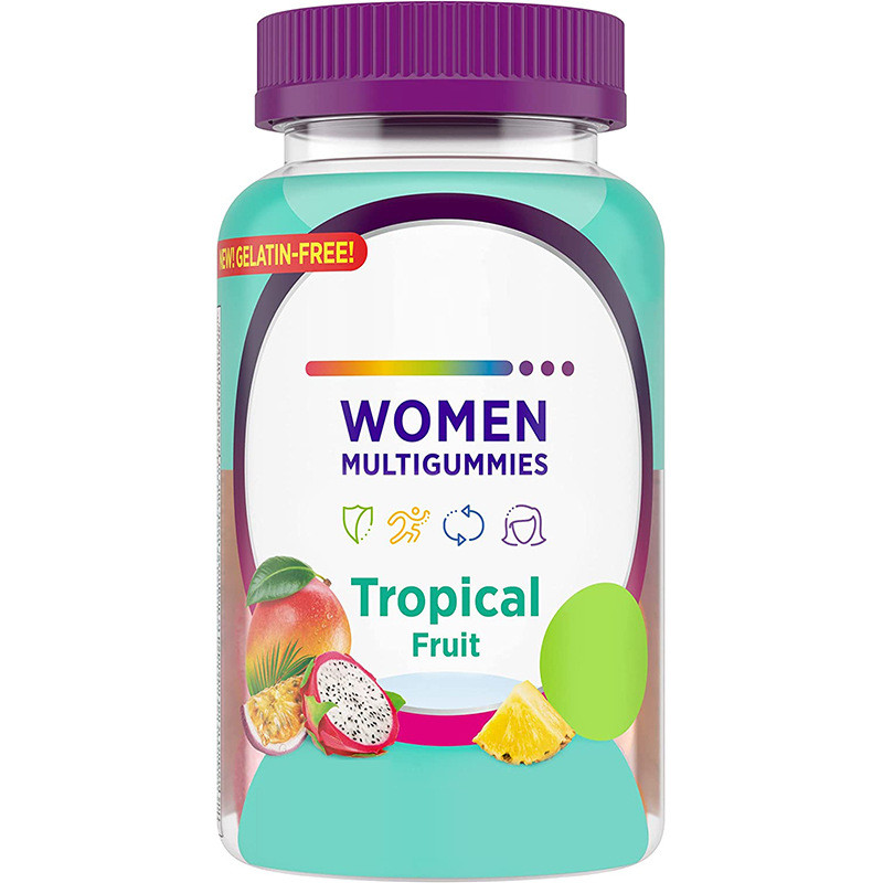 Limited Time Offer Women's Multivitamin Gummies Tropical Fruit Flavor Multivitamin Gummies Foreign T