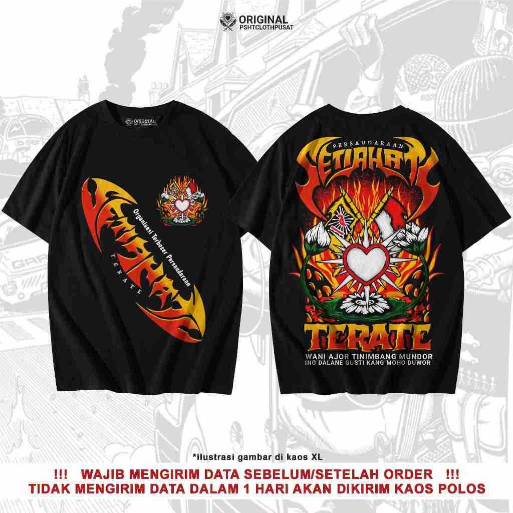 KAOS PSHT FULL PUNGGUNG - TUGU BENDERA PSHT INDONESIA