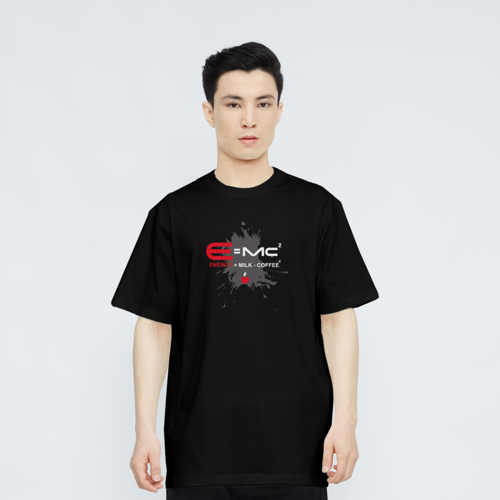 (COD) DADUNG | Kaos Pria Warna Hitam, Nyaman dan Stylish | MC2 - T-SHIRT