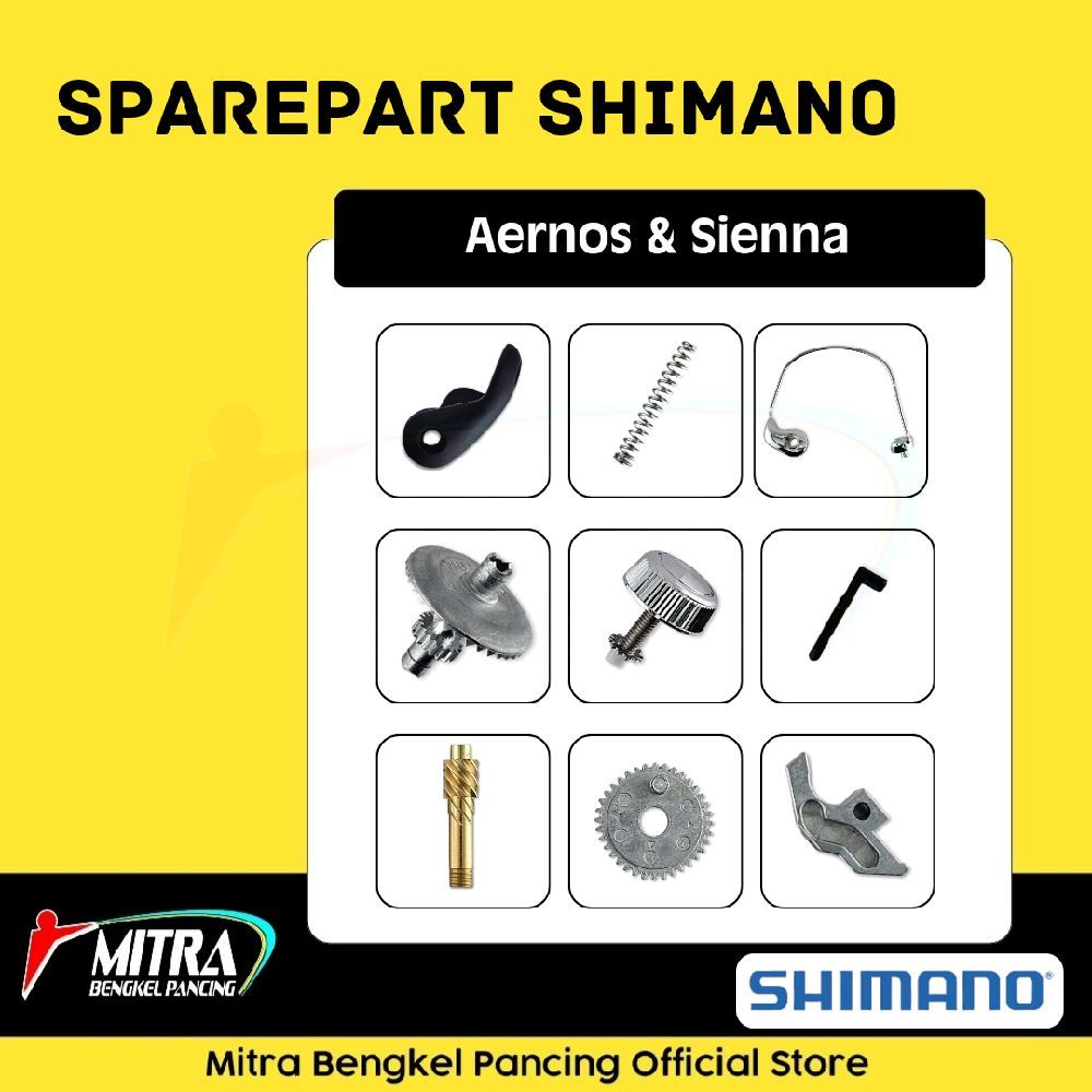 Sparepart Shimano Aernos Sienna Sparepart Reel Pancing Original