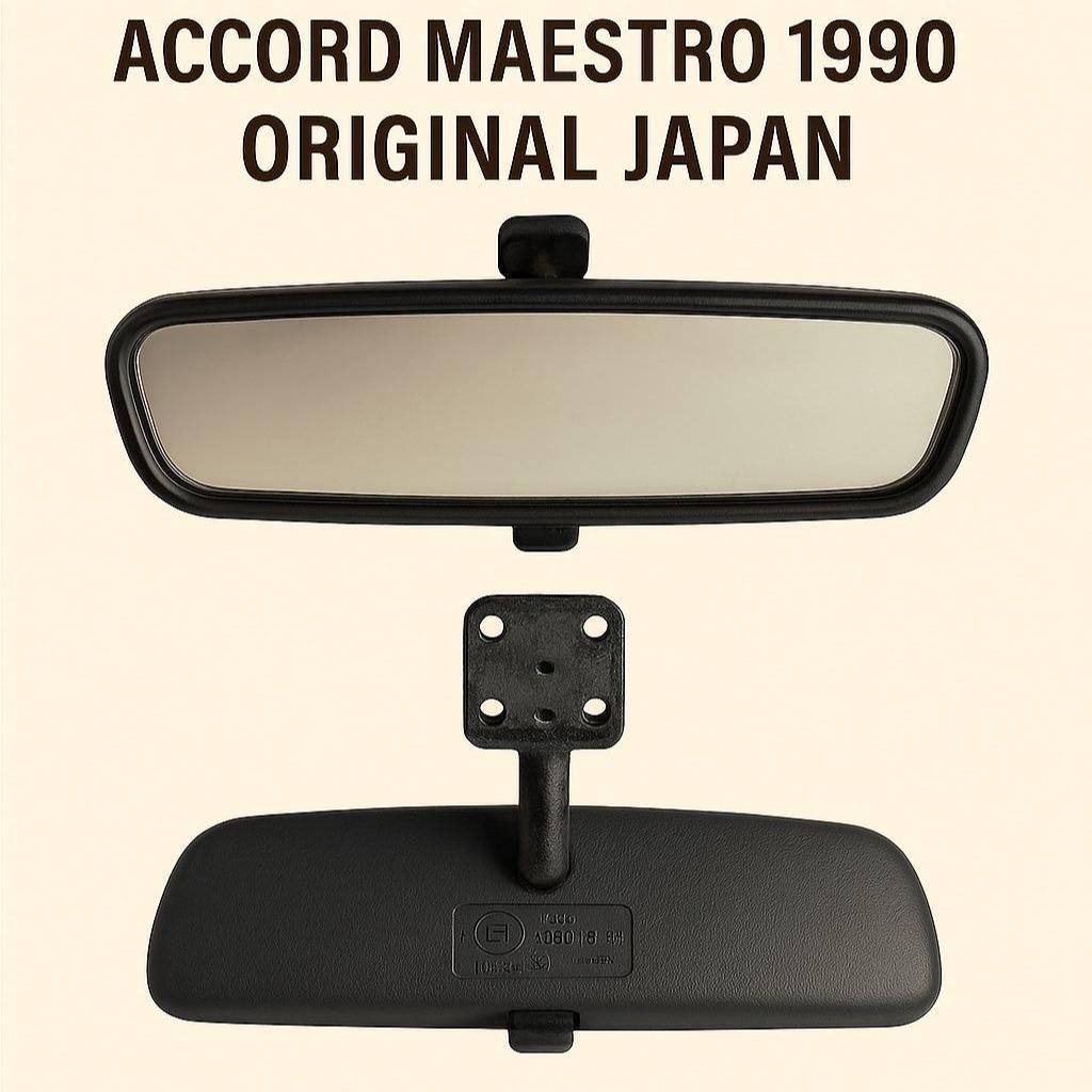 Spion Tengah Honda Accord Maestro 1990 Original Japan FA06 Kaca Jernih Bracket Lengkap Cocok untuk R
