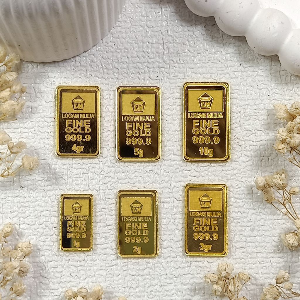 replika emas batangan hiasan mahar untuh bahan mahar