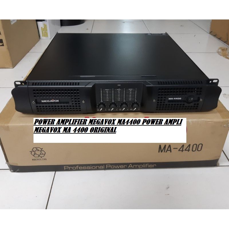 POWER AMPLIFIER MEGAVOX MA4400 POWER AMPLI MEGAVOX MA 4400