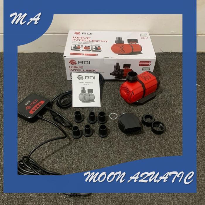 pompa air celup RDI RD AC X 5000 WITH CONTROLLER PLUS WAVE INTELLIGENT pompa arwana koi aquarium kol