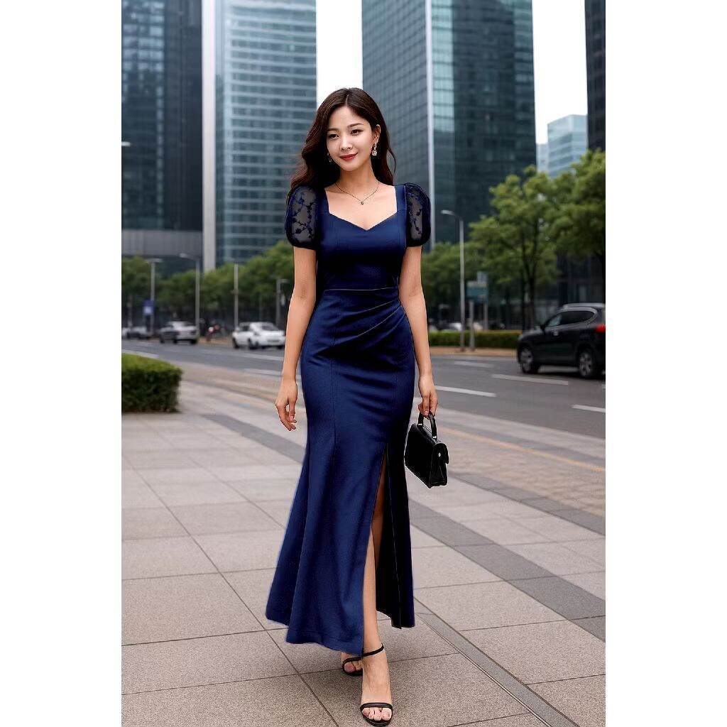 COD - DRESS WANITA / DRESS Magdalena korea party