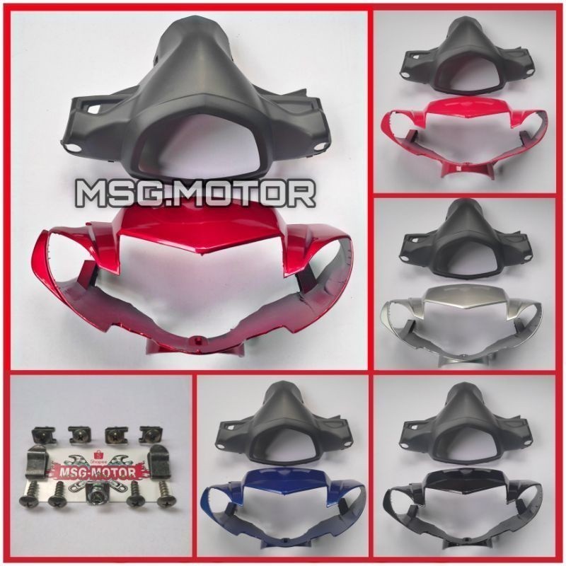 Batok Vega R new plus Lampu depan vega R new / Batok Kepala Vega R new