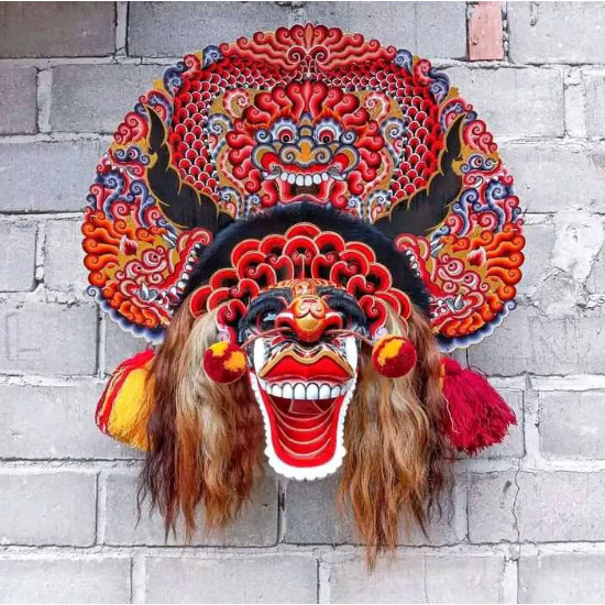 Topeng BarongaN Termurah barongan anak SD premium / barongan / caplokan /CAPLOKAN | PERMAINAN TRADIS