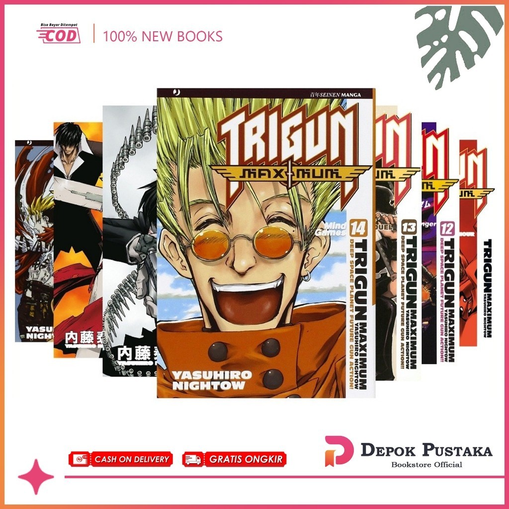 Komik Trigun Maximum (14 book series English)