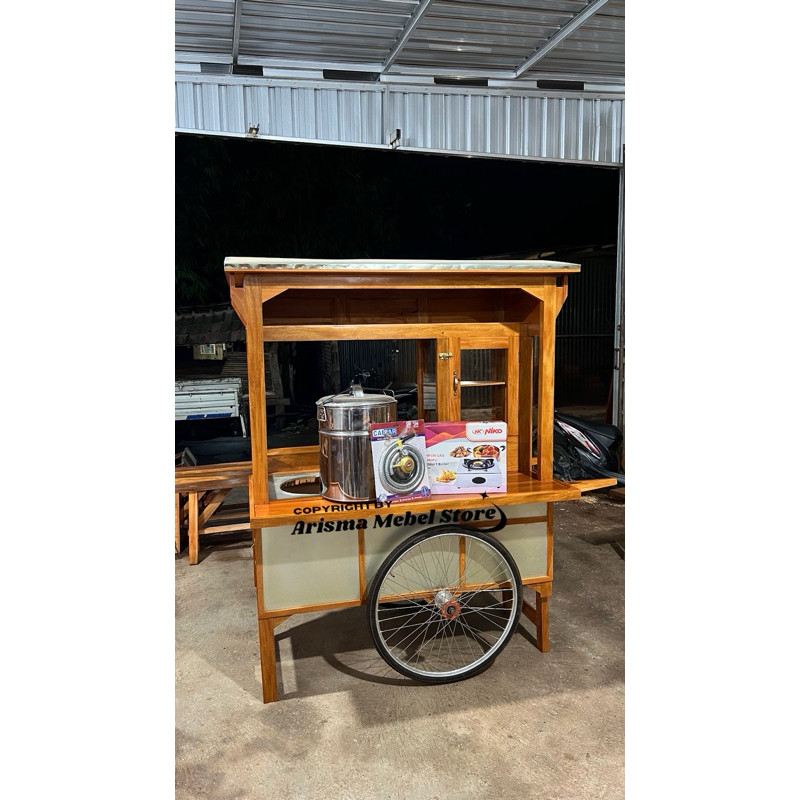 Arisma Gerobak Bakso, Gerobak Tekwan, Gerobak Bakso Dorong, Gerobak Bakwan Kawi