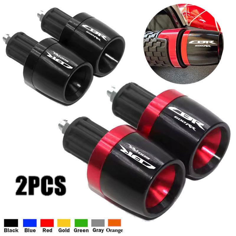 CNC Aluminum Motorcycle Accessories Handlebar Grips Ends Handle Bar Cap End Plug  For HONDA CBR 600R