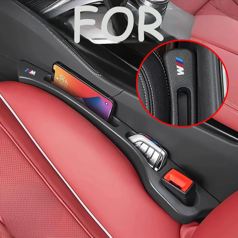 Car Seat Gap Filler Strips Car Storage Organizer bag box For BMW M E34 E36 E60 E90 E46 E65 X5 X3 1 3