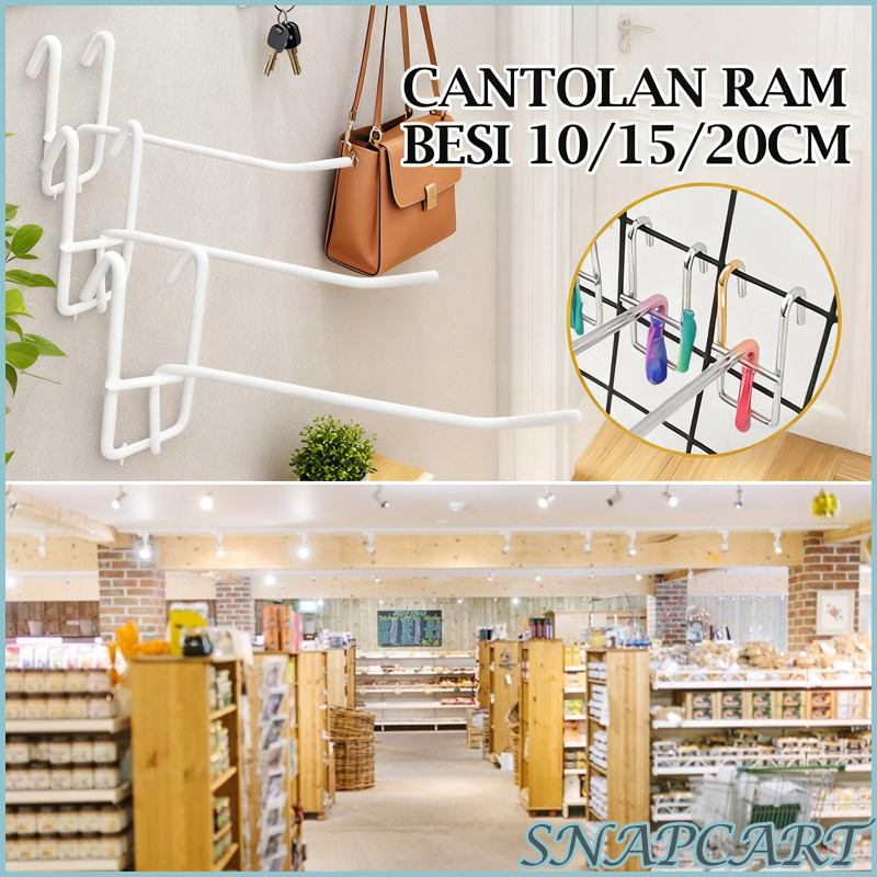 Cantolan Ram Acesoris 10/15/20CM/Cantolan Ram Kawat Besi Stainless Tebal/ Cantolan Ram Kawat Putih