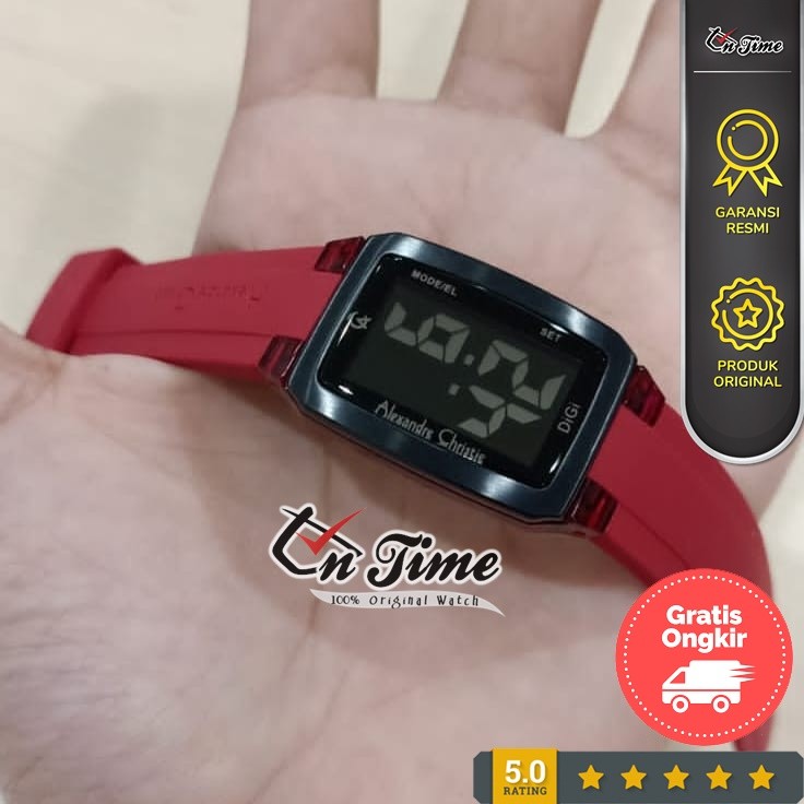 Jam Tangan Wanita Alexandre Christie AC 9346 Digital Original