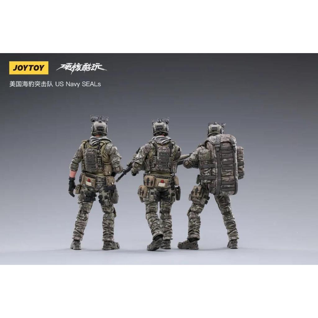 JOYTOY 1/18 Action Figures (3PCS/SET) Hardcore US Navy Seals (Extra Free Weapons) Anime Collection M
