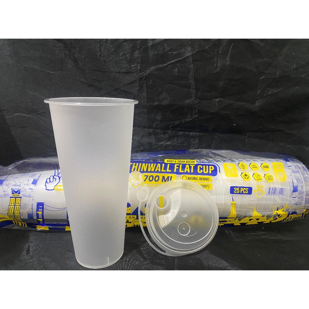 Cup/Gelas/Thinwall Injection Cup Froz/doff 700 ml/24 Oz Victory Isi 25 Pc