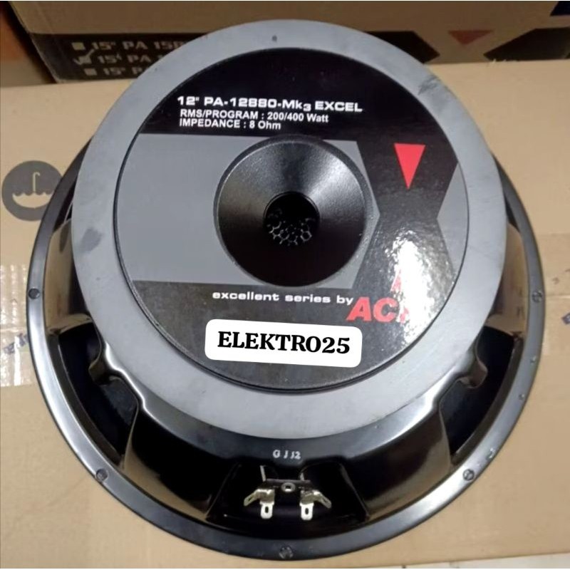 SPEAKER ACR EXCELLENT 12 inch PA-12880-MK3 EXCEL 400 Watt